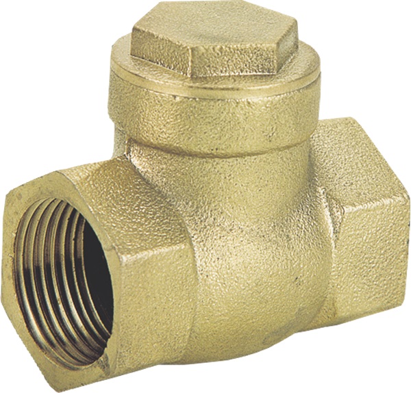 Valvula De Retencion De Bronce A Clapeta 3/4"