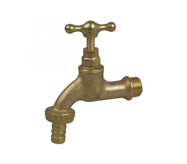 Canilla De Bronce Con Pico 3/4"