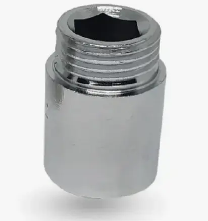 Prolongacion Trafilada Cromada 3/4 X 1