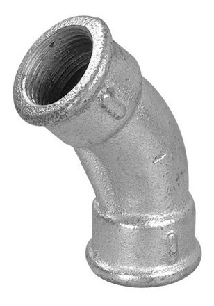 Curva H-H 45º 3/4" Galvanizado
