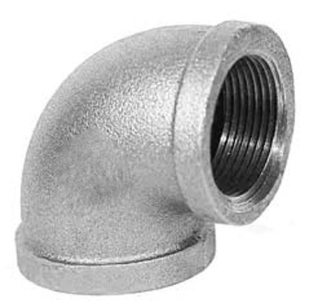 Codo H-H 90º 3" Galvanizado