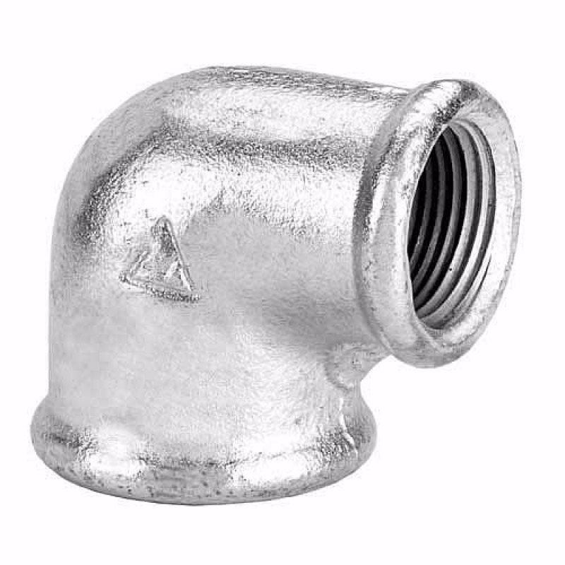 Codo H-H 90º Reduccion 11/4 X 1/2 Galvanizado