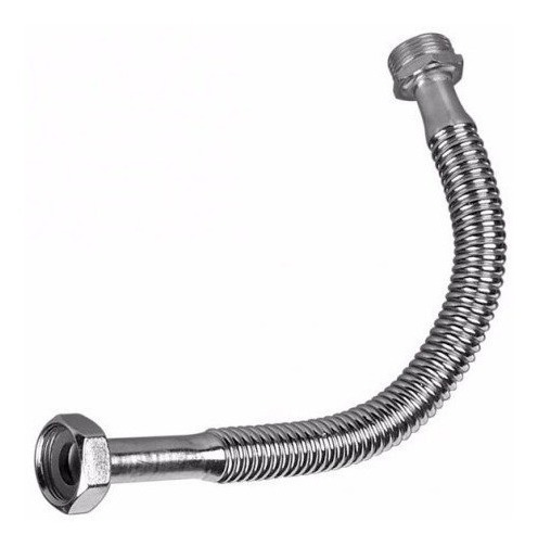 Flexible De Cobre Anillado Cromado 3/4  X 25 Cm **