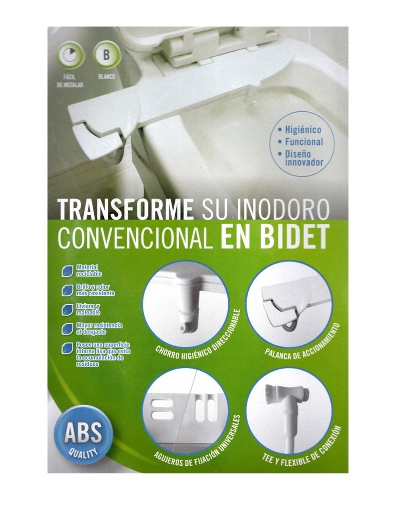 Bidet Adaptable Para Inodoros  JS-290
