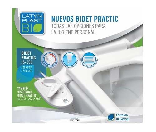 Bidet Adaptable P/Inodoro Pro Agua Fria/Caliente  JS 296