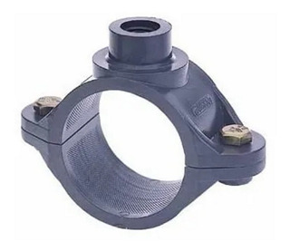 Abrazadera PCV Dos Bulones 63x1/2