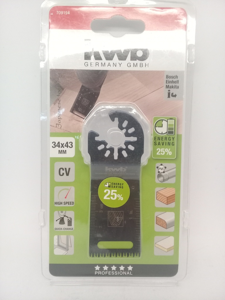 Hoja sierra De Inmersion C/Dent Jap 34 mm