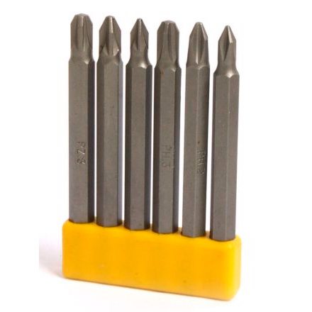 Juego puntas X6 Unid  100 mm