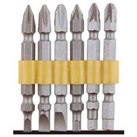 Juego Punta atornillador doble 65 mm X 6 Unid
