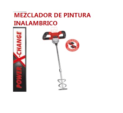 Mezclador De Pintura Inalambrico TE-MX 18 Li Solo