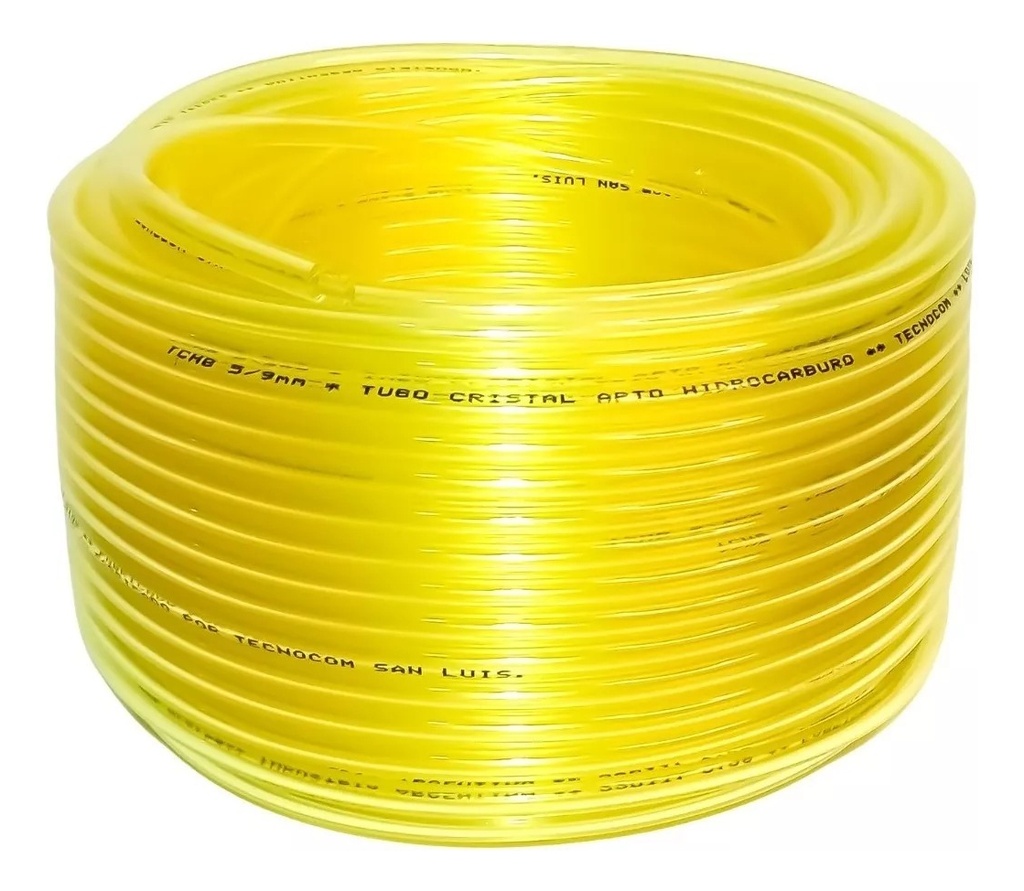 Manguera Hidrocarburo Amarillo 4x8 PVC $ X Metro