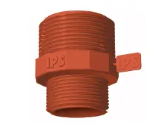 Reduccion Entrerrosca C/Tuerca 1x3/4"