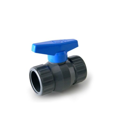 Válvula Esferica Sin Rosca 1 1/2 (50 mm) P/Pegar