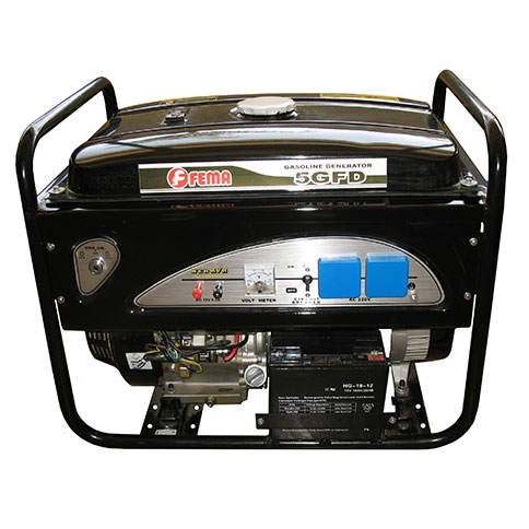Generador Fema 6600-500W 13HP 6.5KVA 5.4 KW **