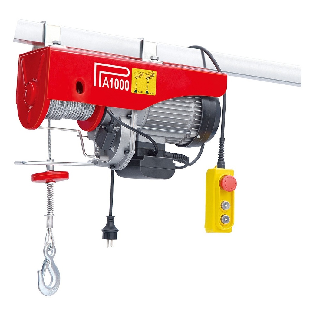 Aparejo Electrico 1000 Kg Doble Gancho 12mts Alza **
