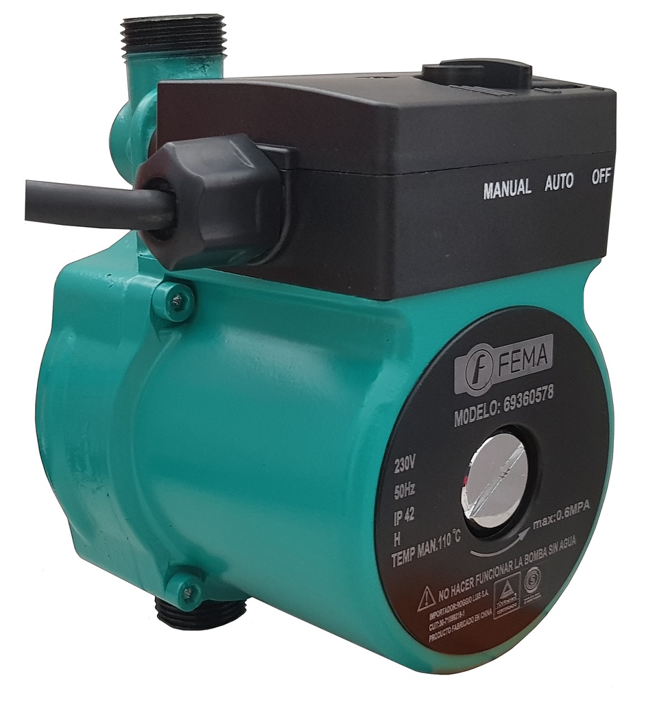 Electrobomba Presurizadora 30L/M 1/2" 9mts 1 Ducha **