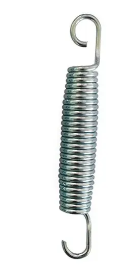 Resorte Cama Elastica Biconico LT 150 Mm Zinc Azul