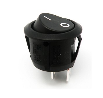 Interruptor Redondo Negro