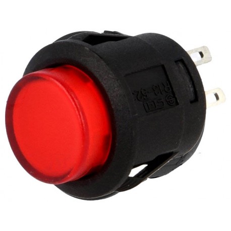 Interruptor Redondo Rojo