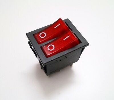 Tecla Doble INTERRUPTORA ROJA