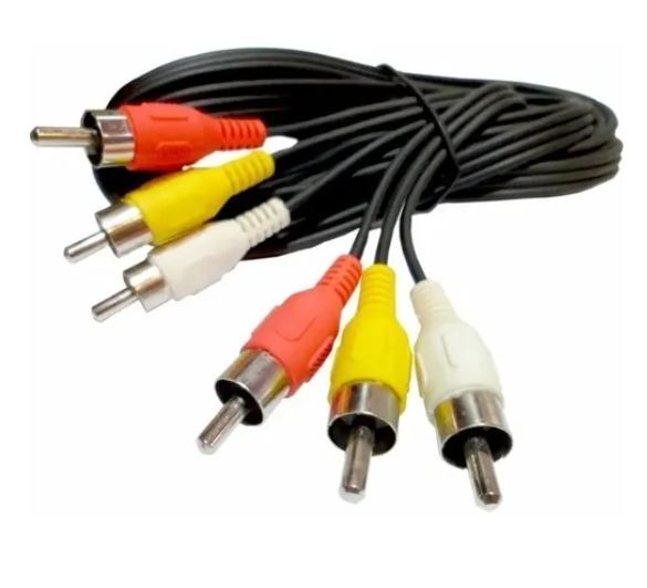 Cable Armado 3RCA M/3RCA H 2MTS.