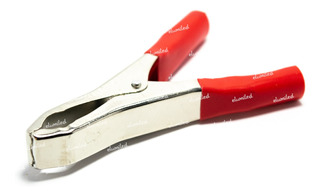 Clip Bateria 100 Amp. Rojo