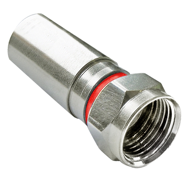 Conector F56 Compresion Rojo