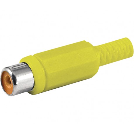 Conector Rca Hembra Amarillo