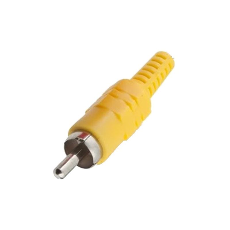 Conector Rca Macho Amarillo