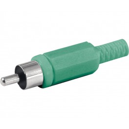 Conector Rca Macho Verde