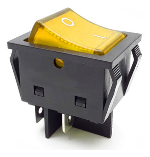 Llave Interruptora C/Luz Amarillo