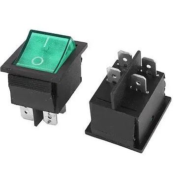 Llave Interruptora Luminosa Verde