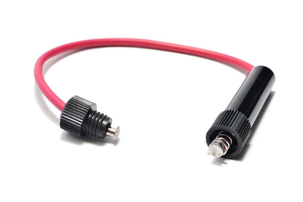 Portafusible Aereo De Bakelita A Rosca Lujo 30mm