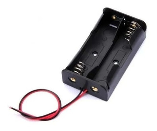 Portapila 2Xaa En Linea C/Cable