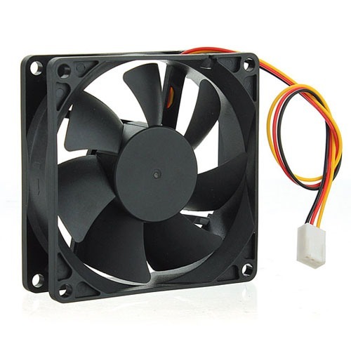 Turbina 12V 80X80X25MM 3 CABLE