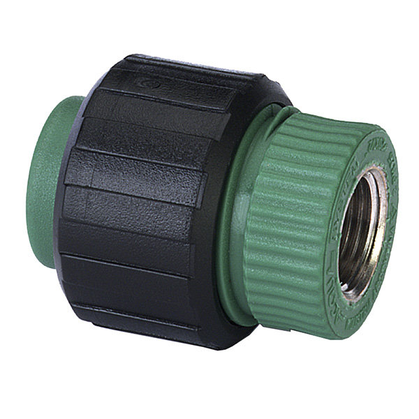 Union Doble Mixta RH Con Tuerca Plast 25 X 3/4