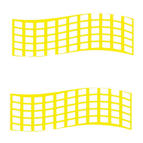 Malla De Advertencia 150mm $ X Metro / Rollo 100mts
