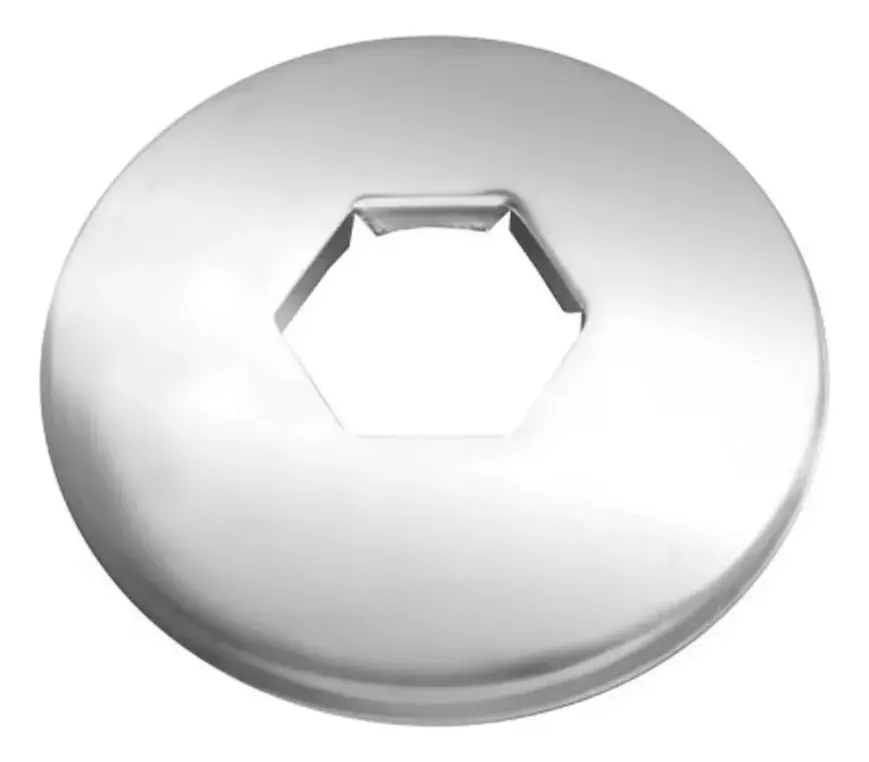 Roseta Acero Inox.P/Flexible 1/2