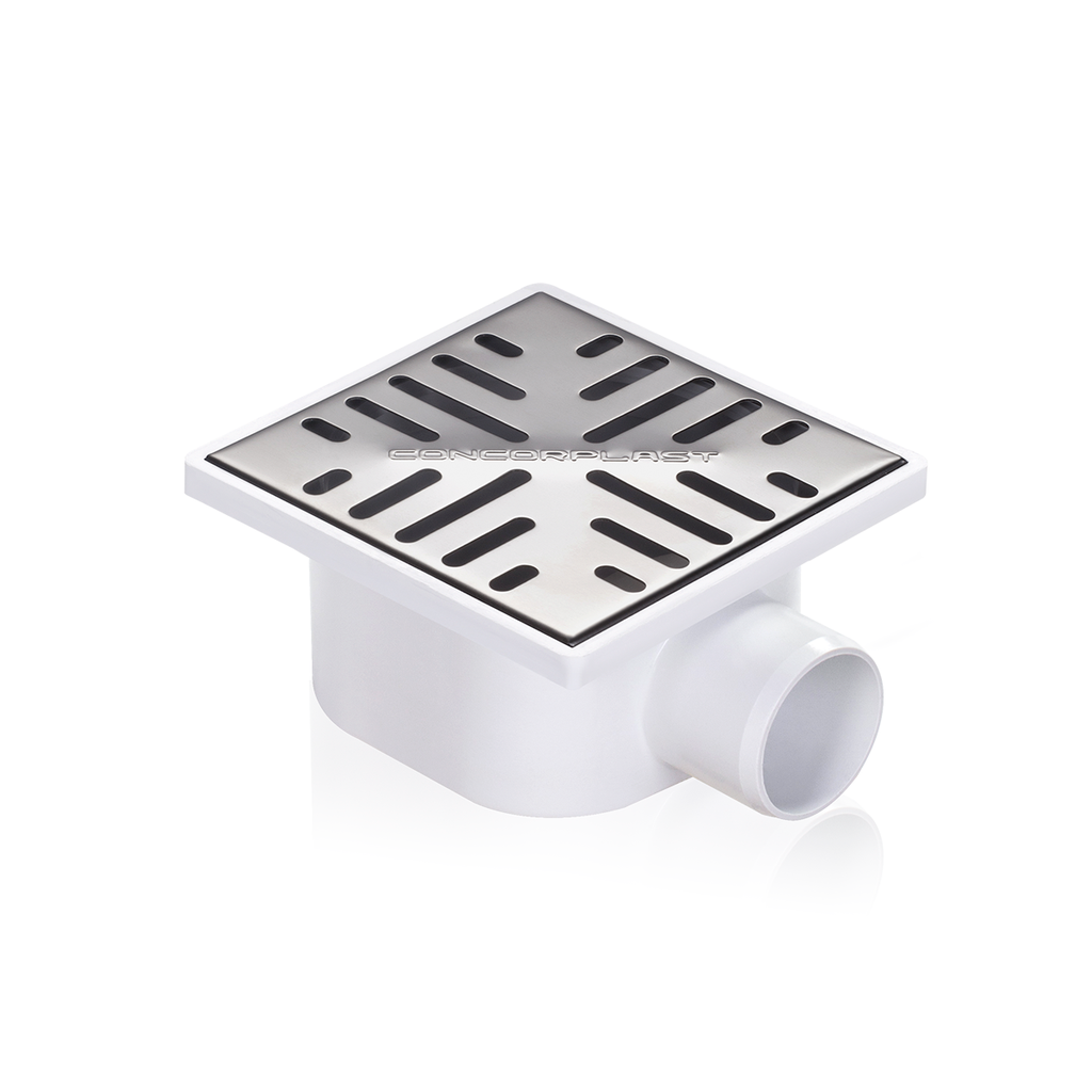 Receptac.C/Reja Acero 8 X 8 A Codo