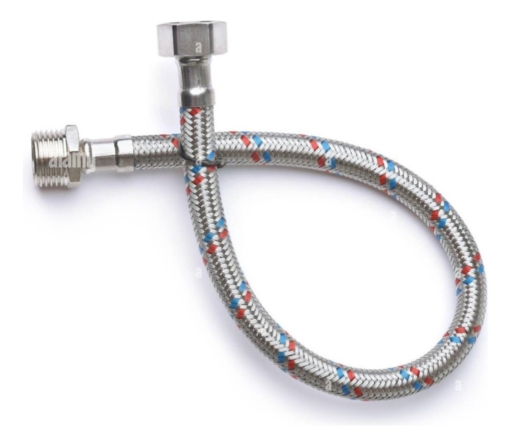 Conexio.Malla Acero Agua 1/2 X 25