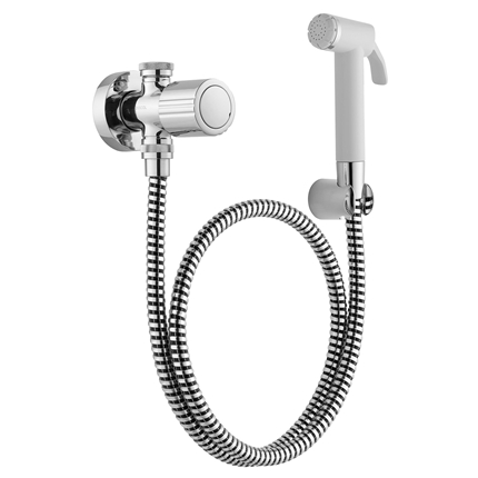 Ducha Hig.C/Gatillo Y Flex .Acero