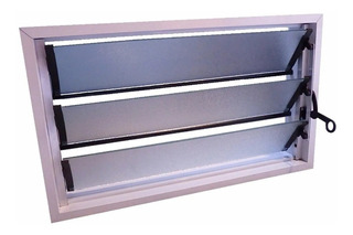 Aireador Aluminio P/Baño 26 X 16Cm