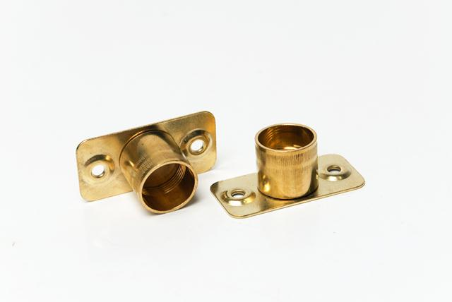 Soporte Hierro Bronceado "Lateral" 5/8" (Par)