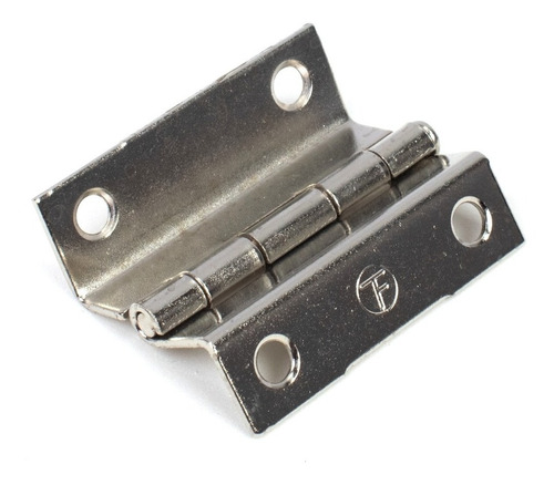 Bisagra Con Pestaña Reversible No.4 Hierro Zincado