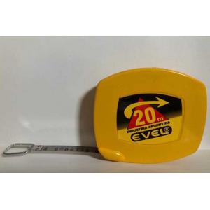 Cinta Metrica Evel 120 Fleje 11Mm. Cromado 20Mts