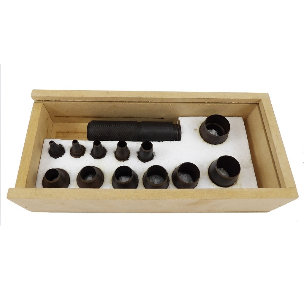 Juego 12 Sacabocados No.2 "Fargo" 3 A 25Mm