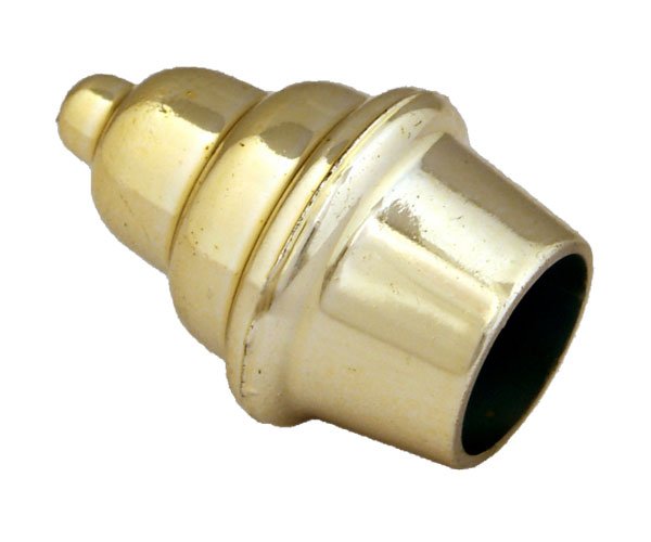 Terminal Plast. Dorado P/Caño 1/2"