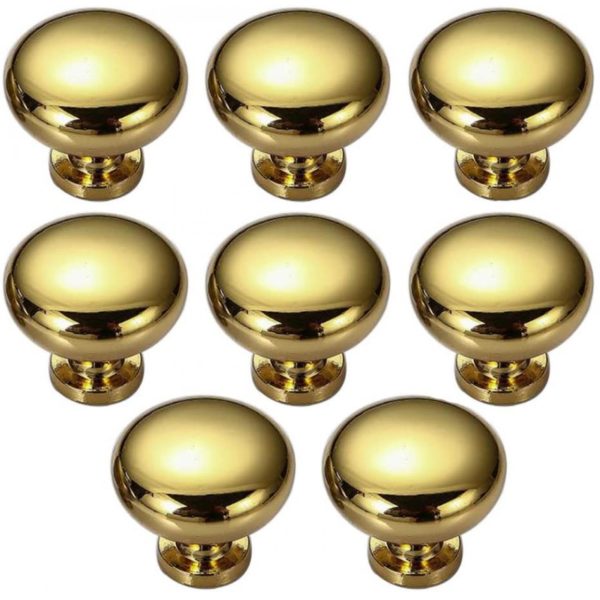 Tirador A304 Esferico Macizo Dorado 30Mm.