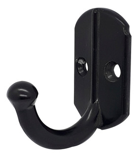 Perchita De Aluminio Negra 1 Gancho