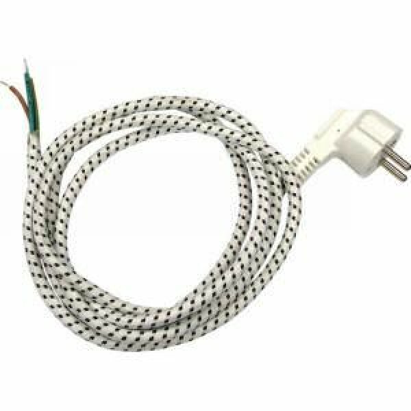 Cable Plancha Toma Bipolar Terminal Ojal